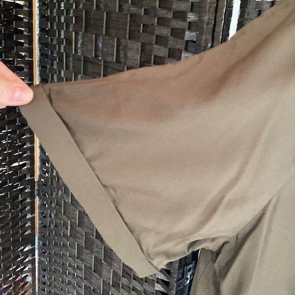 Roman’s Olive Green Short Sleeve Dress Coverup Plus Size 22W - Picture 7 of 11